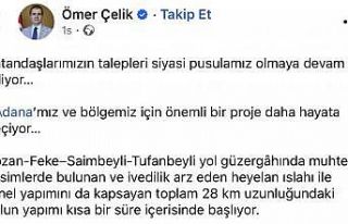 AK Parti Sözcüsü Çelik’ten Adana’ya yeni yol...