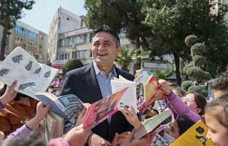 Aliağa Belediyesinden çocuklara 23 Nisan armağanı