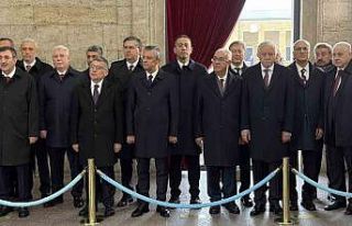 Anıtkabir’de 23 Nisan töreni