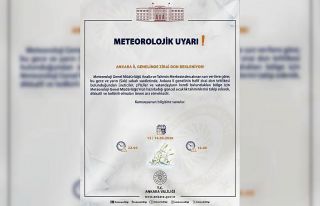 Ankara Valiliği’nden zirai don uyarısı