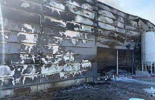 Ankara’da boya fabrikasında yangın