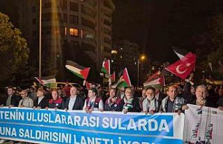 Ankara’da Sumud Filosu eylemi