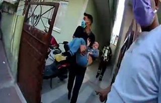 Apartmanda korkutan yangın: 9 kişi tahliye edildi