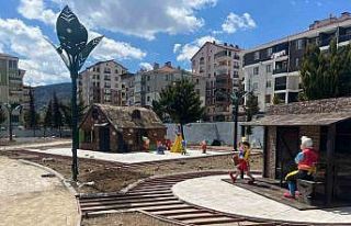 Atıl alandan masal dünyasına Tomurcuk Masal Parkı