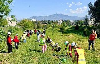 Aydın’da öğrenciler doğayla buluştu