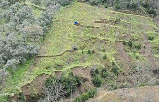 Aydın’da sağanak yağışlar sonrası dağlarda...