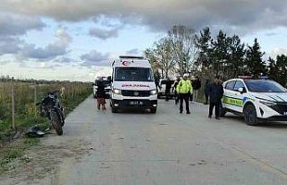 Bafra’da motosiklet kazası: 1 yaralı