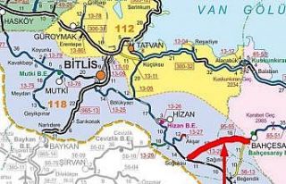 Bahçesaray-Hizan yolu geçici olarak ulaşıma kapatıldı