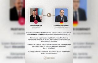 Bakan Çiftçi Alman mevkidaşı ile telefonda görüştü