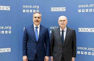 Bakan Fidan, AGİT Genel Sekreteri Sinirlioğlu ile...