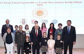 Bakan Güler şehit ve gazilerin çocuklarıyla bir...