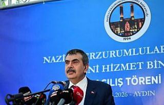 Bakan Tekin, Nazilli’de Erzurumlular Derneği’nin...