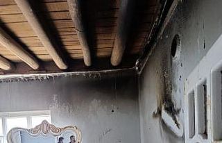 Başkale’de ev yangını maddi hasara yol açtı