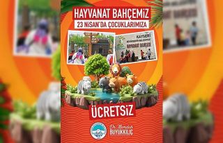 Başkan Büyükkılıç’tan çocuklara ‘23 Nisan’...