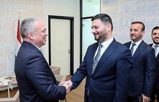 Başkan Öztekin’den, Laszlo Keller’a iade-i ziyaret