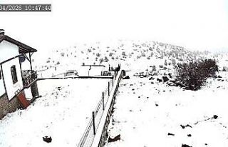 Başkentin yüksek kesimlerinde kar yağışı etkili...