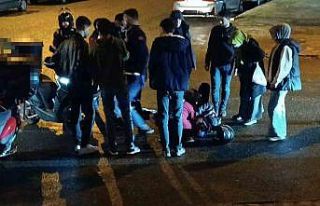 Batman’da motosikletten savrulan kurye yaralandı