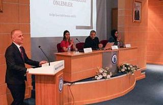 Bayburt’ta düzenlenen sıfır atık söyleşisinde...