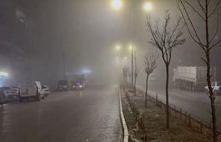 Besni’de sağanak ve sis etkili oldu