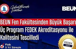BEUN Fen Fakültesinden Büyük Başarı: Üç Program...