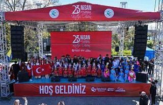 Beykoz’da çocuklar bayramın tadını doyasıya...