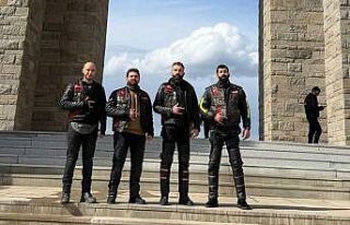 Bilecikli motosikletçiler Çanakkale’de buluştu