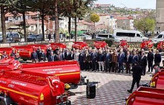 Bilecik’te 31 adet yangın söndürme tankeri köylere...