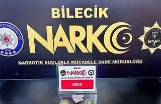 Bilecik’te esrar ve uyuşturucu aparatı ele geçirildi:...