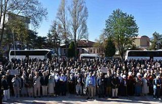 Bilecik’te hacı adayları dualarla uğurlandı