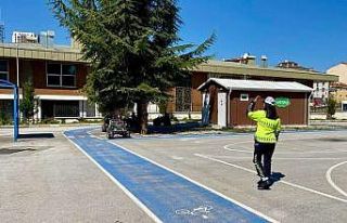 Bilecik’te öğrencilere trafik eğitimi