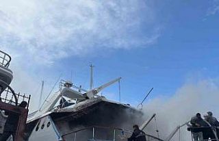 Bodrum’da Sadri Şener’in motoryatında yangın...