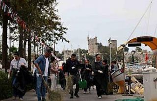 Bodrum’da temizlik seferberliği yeniden başladı