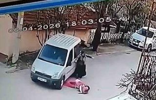 Bolu’da çocuklarının gözü önünde eşini arabayla...