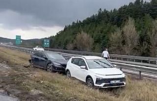 Bolu’da TEM Otoyolu’nda 10 araçlı zincirleme...