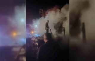 Burdur’da yanan ev kullanılamaz hale geldi