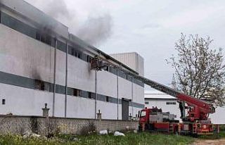 Bursa’da mobilya fabrikasında korkutan yangın