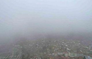 Bursa’da şehrin üzerine sis çöktü