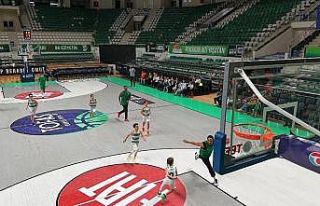 Bursaspor Basketbol Takımı’nı 1.20’lik minikler...