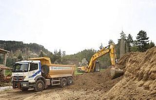 Çameli Elmalı yolu modern üst yapıya kavuşuyor