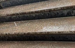 Çankırı’da dolu yağışı etkili oldu