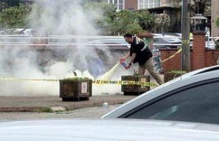 Çevre Şehircilik Müdürlüğü önünde bomba paniği