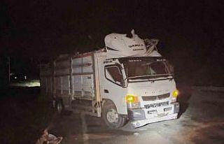 Çorum’da hafif ticari araç kamyona çarptı: 3...