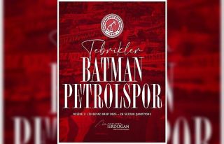 Cumhurbaşkanı Erdoğan’dan Batman Petrolspor’a...