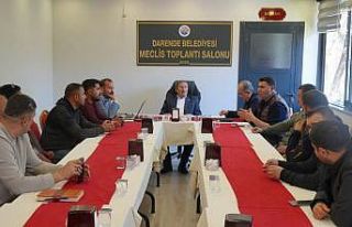 Darende Belediye Başkanı Bozkurt esnafla bir araya...