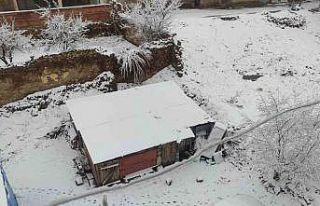 Demirözü’nde nisan sürprizi: İlçe beyaza büründü