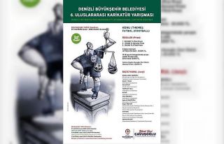 Denizli Büyükşehirin uluslararası karikatür heyecanı...