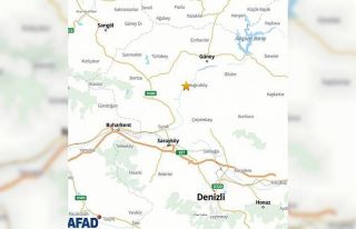 Denizli Güney’de 4.0 büyüklüğünde deprem