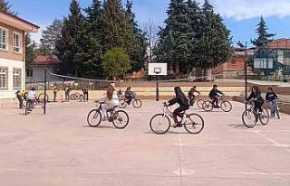 Denizli’de köy okullarında pedallar yeniden dönüyor