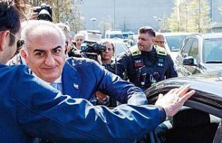 Devrik İran şahının oğlu Pehlevi’ye Berlin’de...