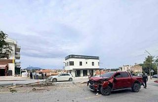 Direksiyon hakimiyetini kaybetti, 2 ağaç ve elektrik...